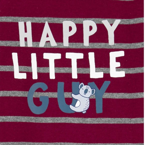 Baby Boys Carter's HAPPY LITTLE GUY Bodysuit & Pants Size 3 6 9 12 18 months NWT - Picture 2 of 5